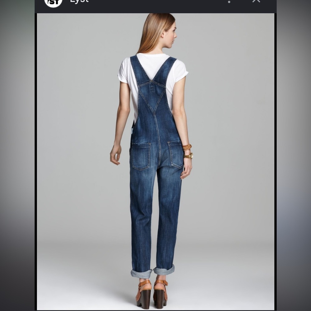Citizens Of Humanity Dark Blue Denim Women's Overalls Jumpsuit
